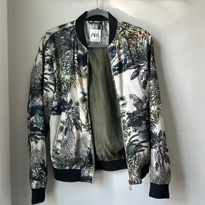 Zara Men’s Tropical Floral Jacket - Size S